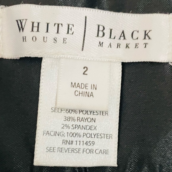 *DONATED* WHBM Cropped Ankle Pants Charcoal Grey w/ White Stitching Details - Picture 2 of 14